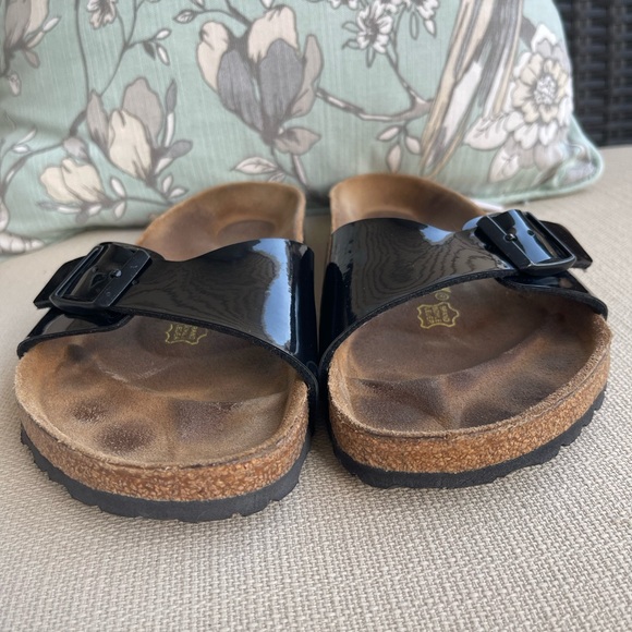 BIRKENSTOCK MADRID BLACK SANDALS WOMEN’S SIZE 9 MEN’S SIZE 7 - Picture 11 of 11